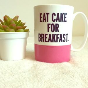 Kate spade "Eat Cake for Breakfast" Mug